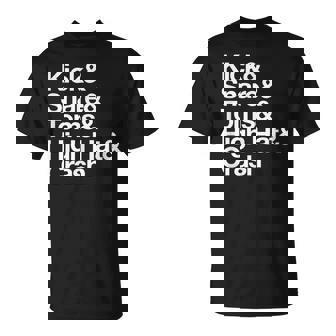 キック&スネア&トムズ&ハイハット&クラッシュドラムセットテキスト Tシャツ - Kawaiitshirt