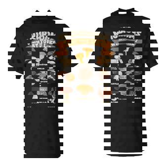 キノコ、好きなものキノコの種類 Tシャツ - Kawaiitshirt