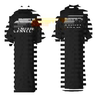 キャノンデール、Ct ヴィンテージ エバーグリーン サンセット 80年代 レトロ Tシャツ - Kawaiitshirt