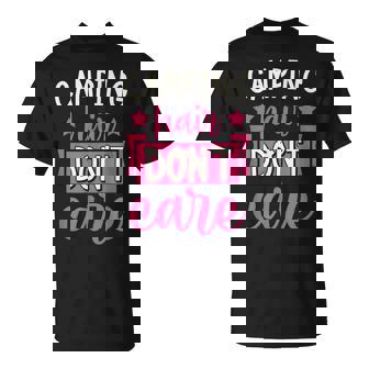 キャンピングヘア Don't Care Tシャツ - Kawaiitshirt