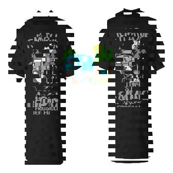 キャンプ 面白い キャンピング 楽しい キャンプファイヤー キャンピングカー 旅 Tシャツ - Kawaiitshirt