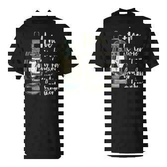 キャンプランタン 面白いキャンプ アウトドア用 ビンテージ Tシャツ - Kawaiitshirt