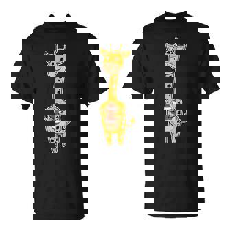 キリンはアメリカンフットボールを演じています。 Tシャツ - Kawaiitshirt