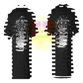 キングクイーン カエル ヒキガエル プリンセス 両生類 動物 カエル好き Tシャツ - Kawaiitshirt