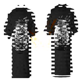 ギターを持った猫 ロックミュージックキャット ヘヴィメタルキャット Tシャツ - Kawaiitshirt
