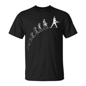 ギタープレイヤーの進化 面白いギタリストのミュージシャン Tシャツ - Kawaiitshirt