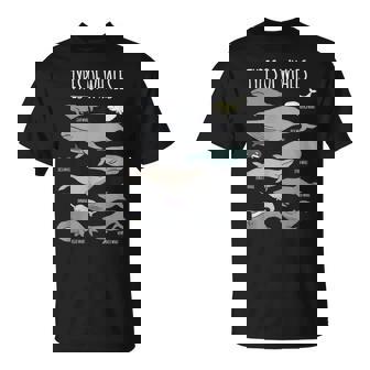 クジラ種 海洋生物 Tシャツ - Kawaiitshirt