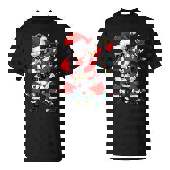 クリスマス サンタクロース ダビングダンス クリスマスライト 家族 Tシャツ - Kawaiitshirt