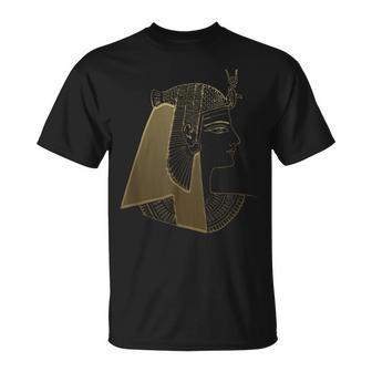 クレオパトラ 古代エジプト女王 ゴールデンファラオ アートデザイン Tシャツ - Kawaiitshirt