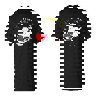 クレヨンしんちゃん シロ 夏の1日 Tシャツ - Kawaiitshirt