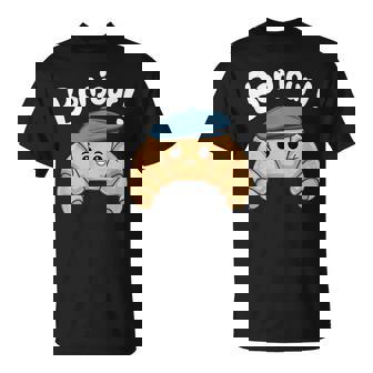 クロワッサン ボンジュール フレンチ 挨拶 フランス ベーキング 朝食 Tシャツ - Kawaiitshirt