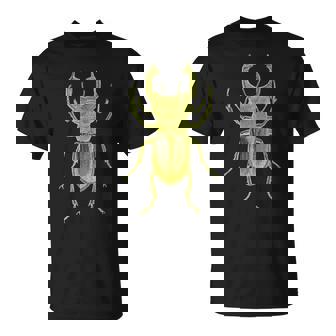 クワガタ愛好家のためのクールなクワガタやカブトムシのアートを使ったヴィンテージ昆虫学 Tシャツ - Kawaiitshirt