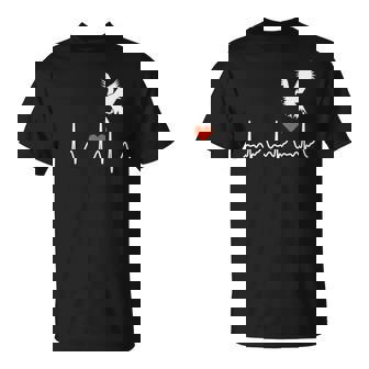 クールなアメリカンイーグル Usa ハートビート 素晴らしいギフト メンズ レディース キッズ 長袖tシャツ Tシャツ - Kawaiitshirt