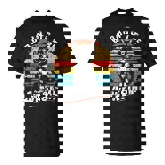 クールな猫のレトロヴィンテージ 素晴らしいために生まれました Tシャツ - Kawaiitshirt