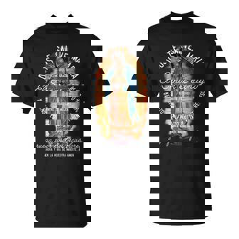 グアダルーペの聖母 カトリック アヴェ マリア スパニッシュヘイルマリア Tシャツ - Kawaiitshirt