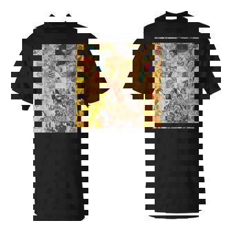 グスタフ・クリムト作「Lady With Fan」 Tシャツ - Kawaiitshirt