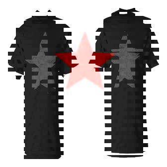 グランジ オルタナティブ アンティーク調 レッドスター 90年代ロックバンド音楽 Tシャツ - Kawaiitshirt