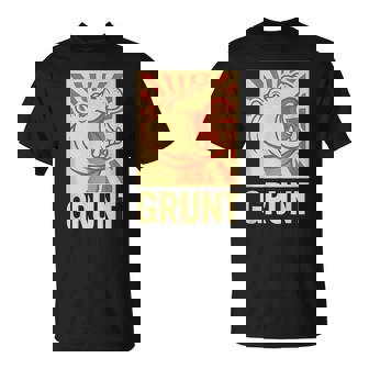 グラントカバアート – 面白い大胆な動物のカバ Tシャツ - Kawaiitshirt