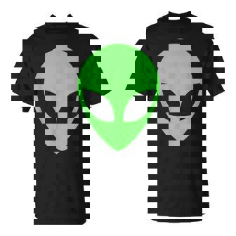 グリーンエイリアンヘッドアパレル 90年代スタイル ファニー エイリアン Tシャツ - Kawaiitshirt