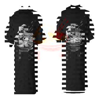 グレートラーメンウェーブ らーめんと波）Ｔシャツ Tシャツ - Kawaiitshirt