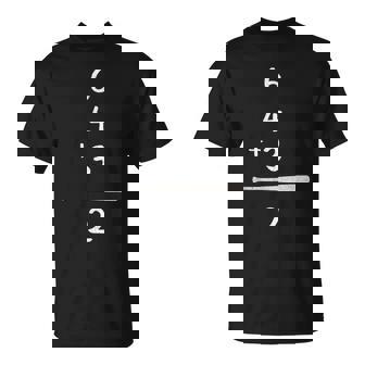 ゲッツー・併殺 ネタ 野球 ベースボール 草野球 野球部 野球好き 野球観戦 おもしろ 野球選手 エボリューション Tシャツ - Kawaiitshirt