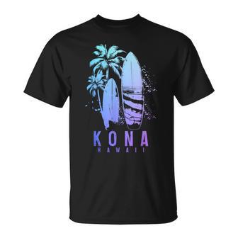 コナ ハワイ ハワイアン サーフィン ビンテージ サーフィン サーファー Tシャツ - Kawaiitshirt