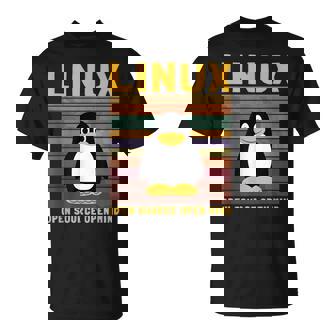 メンズ コンピューター オタク Linux ルートペンギン タックス 言葉 ギフト Tシャツ - Kawaiitshirt