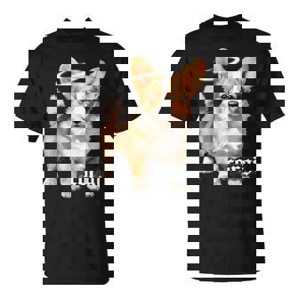 コーギー 天使 子犬 水彩 Tシャツ - Kawaiitshirt