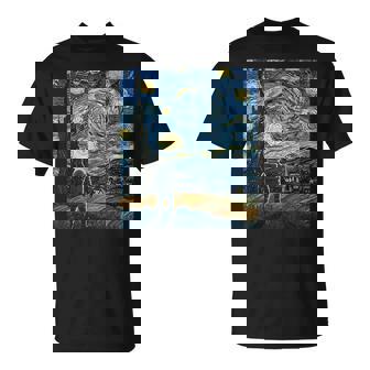 ゴッホにインスパイアされた先見の明のある宇宙飛行士未来の宇宙飛行士 Tシャツ - Kawaiitshirt