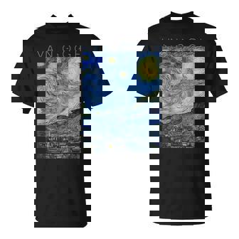 ゴッホ星月夜 Tシャツ - Kawaiitshirt