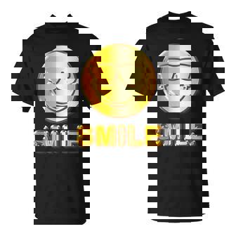 ゴールデン スマイル（フェイク ゴールド風）スマイリー フェイス ニコニコ 笑顔 サングラス 面白い 色 Tシャツ - Kawaiitshirt