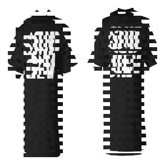 サウンドクルーtシャツ コンサートイベントスタッフ ブラックtシャツ Tシャツ - Kawaiitshirt