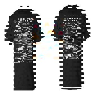 サメの種類 面白いサメの顔 サメの恋人 キッズ 先生 Tシャツ - Kawaiitshirt