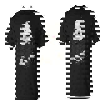 サモエド犬愛好家のためのポケットの中の面白いサモエド Tシャツ - Kawaiitshirt