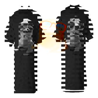 サングラスをかけたアザラシ かわいいアザラシ Tシャツ - Kawaiitshirt