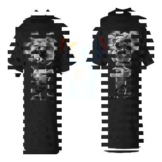 サングラスをかけたコアラ オーストラリア コアラ クマ かわいい コアラクマ Tシャツ - Kawaiitshirt