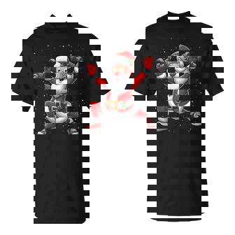 サンタ ウエイトリフティング ジム トレーニング クリスマス フィットネス Tシャツ - Kawaiitshirt