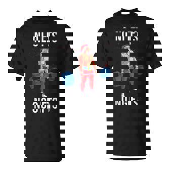 サンタ クリスマス 面白いtシャツ ウエイトリフティング 筋トレ メンズ おもしろ 面白い 服 おもしろグッズ ネタ Tシャツ - Kawaiitshirt