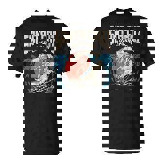 サンタクルーズ カリフォルニア サーフィン スケルトンデザイン サーファー向け Tシャツ - Kawaiitshirt