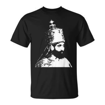 ザ・キング・スタンズ・ハイレ・セラシエ・クラウン Tシャツ - Kawaiitshirt