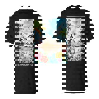 シドニーオペラハウスと南国の自然 Tシャツ - Kawaiitshirt