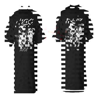 シベリアンハスキーパワーすごいかわいいハスキー Tシャツ - Kawaiitshirt