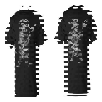 シュナウザー 演奏 ベース ギター ロックミュージック 犬好き Tシャツ - Kawaiitshirt