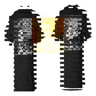 シュールレアリスト絵画 チェスをする猫とサルバドール・ダリ Tシャツ - Kawaiitshirt