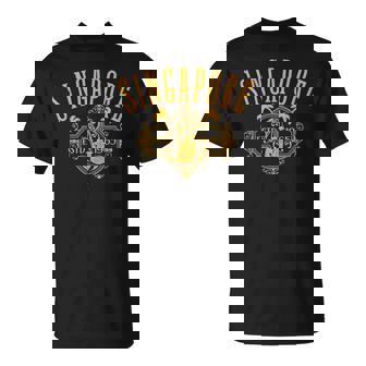 シンガポール メリオン ヴィンテージスタイル デザイン お土産 Tシャツ - Kawaiitshirt