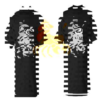 シンプルでかわいいミニマリストの甲殻類のリトル・ハーミット・バーナード Tシャツ - Kawaiitshirt