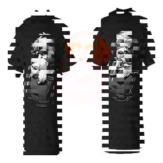 シーズーインポケット シーズー犬好き Tシャツ - Kawaiitshirt