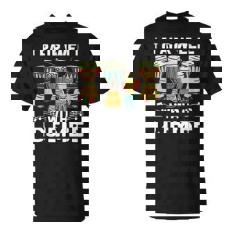 ジャンベ・マンディンカと相性がいいアフリカンミュージックジャンベ Tシャツ - Kawaiitshirt