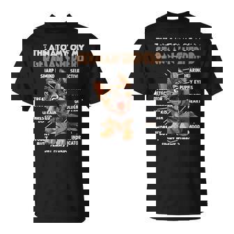 ジャーマン シェパードの犬の散歩 T 犬愛好家のジャーマン シェパード Tシャツ - Kawaiitshirt