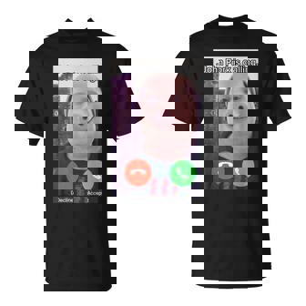 ジョン・ポークがファニー・アンサー・コール・フォンをかけている Tシャツ - Kawaiitshirt